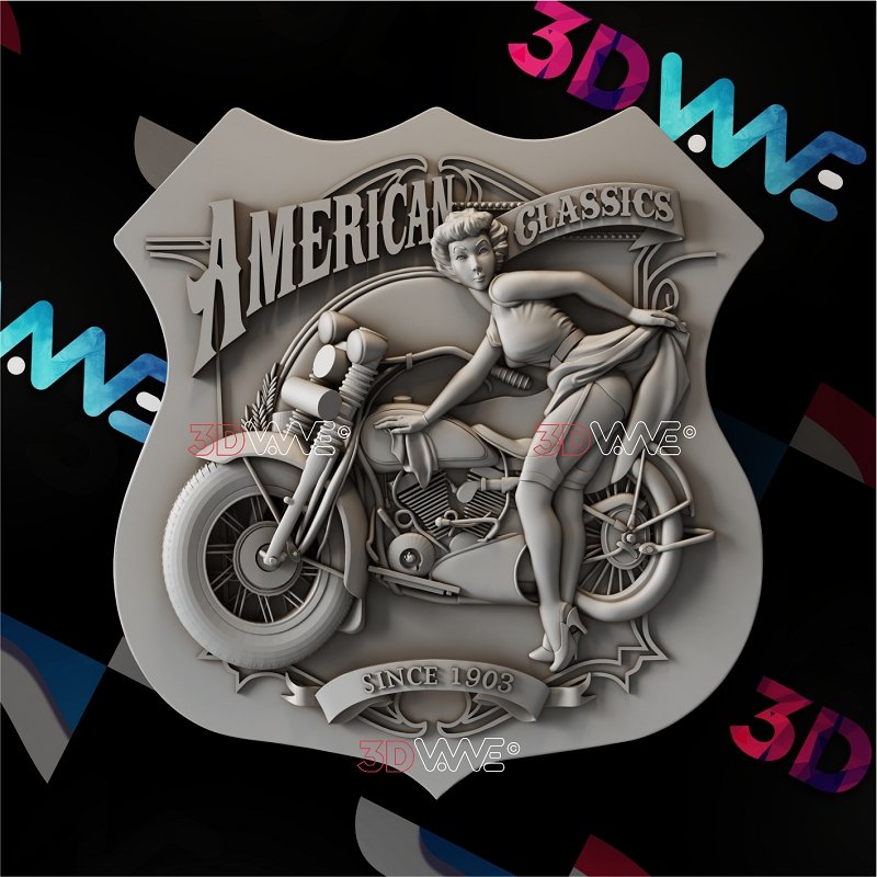 AMERICAN CLASSICS 3d stl 3DWave.us