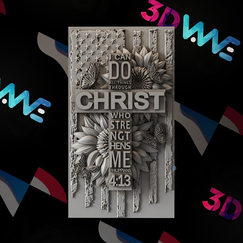 AMERICAN CROSS 3d stl - 3DWave.us