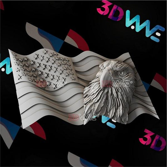 AMERICAN EAGLE 3d stl 3DWave