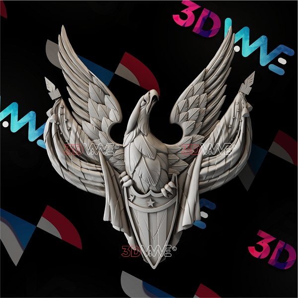 AMERICAN EAGLE 3d stl 3DWave.us