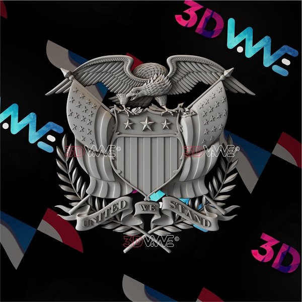 AMERICAN EAGLE 3d stl 3DWave.us