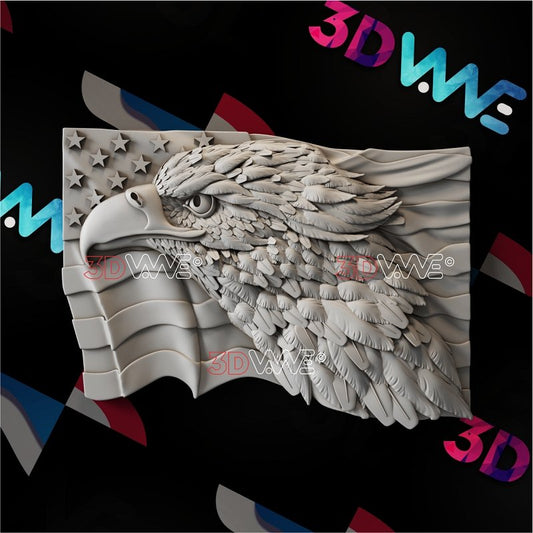 AMERICAN EAGLE 3d stl 3DWave.us