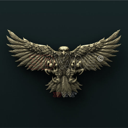 AMERICAN EAGLE 3D STL 3DWave