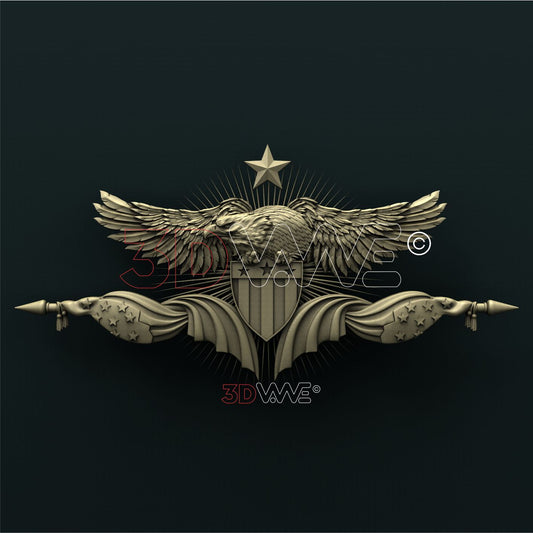 AMERICAN EAGLE 3D STL 3DWave