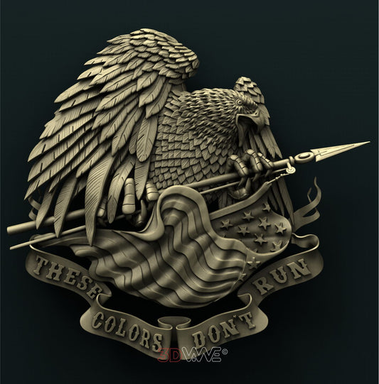 AMERICAN EAGLE 3D STL 3DWave