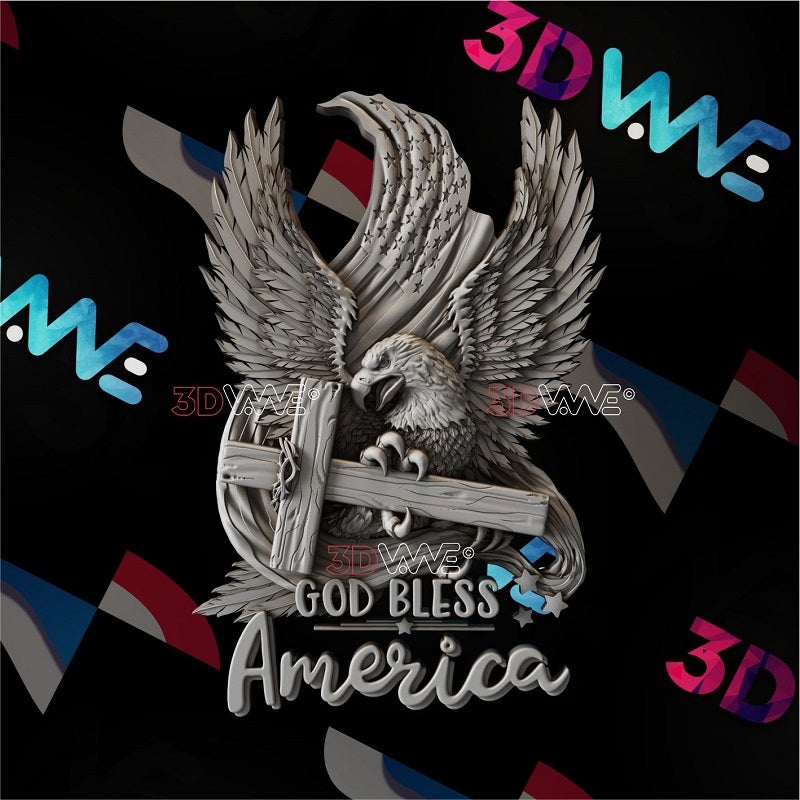 AMERICAN EAGLE 3d stl 3DWave.us