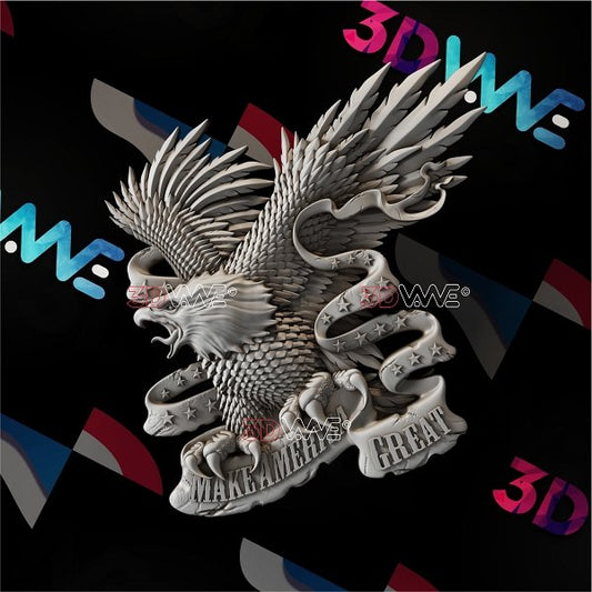 AMERICAN EAGLE 3d stl 3DWave.us
