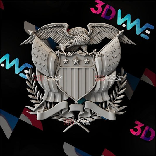 AMERICAN EAGLE 3d stl 3DWave.us