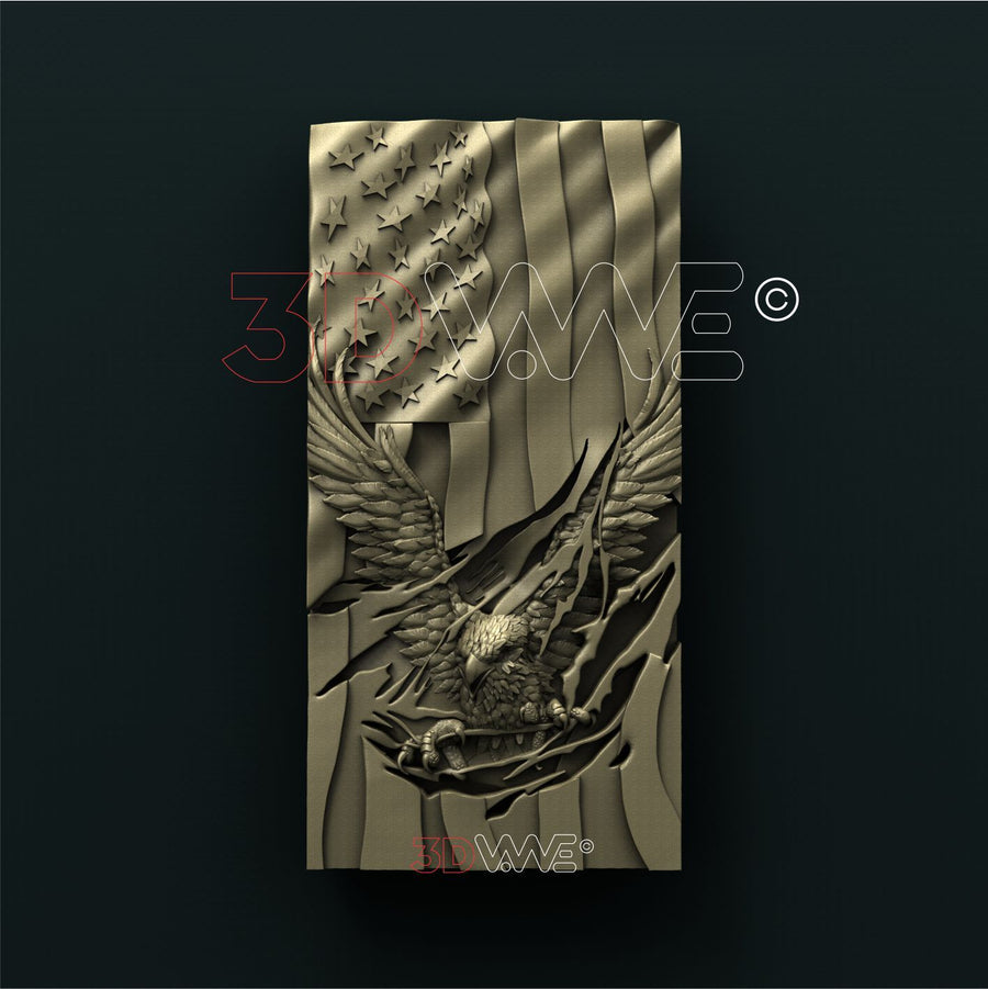 AMERICAN EAGLE 3d stl 3DWave