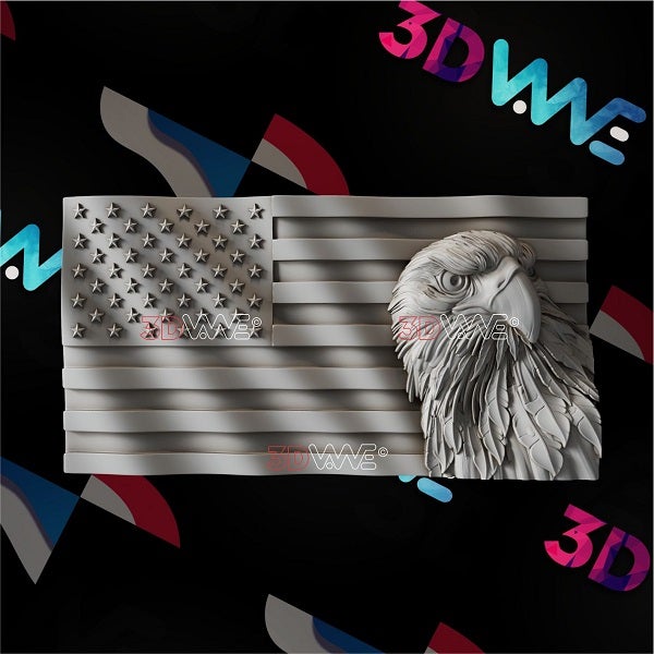 AMERICAN EAGLE 3d stl 3DWave.us
