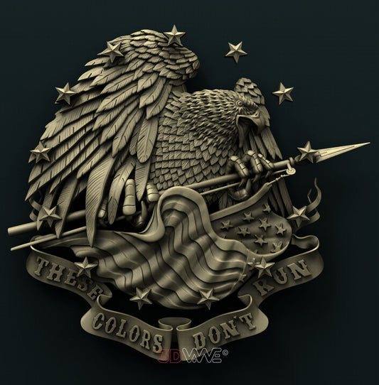 AMERICAN EAGLE 3D STL 3DWave
