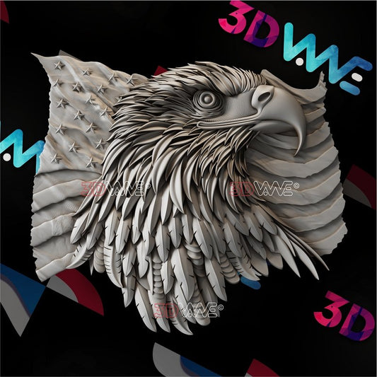 AMERICAN EAGLE 3d stl 3DWave.us