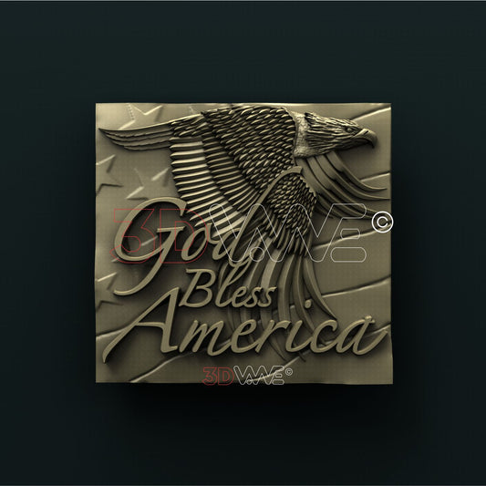 AMERICAN EAGLE 3D STL 3DWave