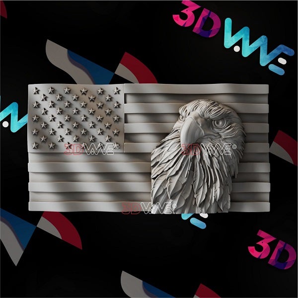 AMERICAN EAGLE 3d stl 3DWave.us