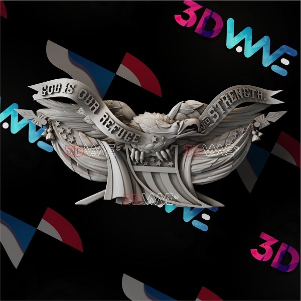 AMERICAN EAGLE 3d stl 3DWave.us