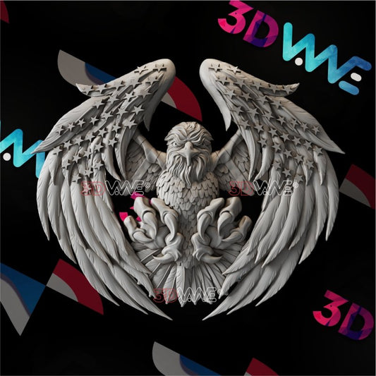 AMERICAN EAGLE 3d stl 3DWave.us