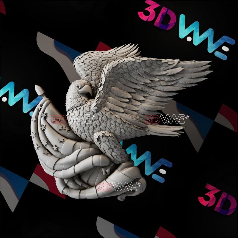 AMERICAN EAGLE 3d stl 3DWave