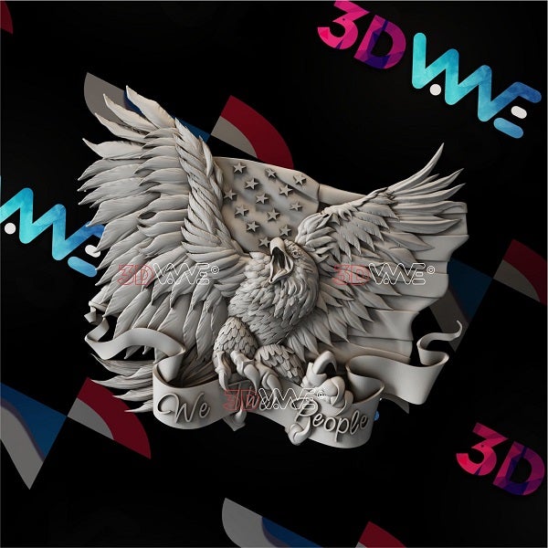 AMERICAN EAGLE 3d stl 3DWave.us
