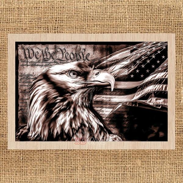 AMERICAN EAGLE pyroprinter & laser-ready file 3DWave