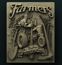 Thumbnail for AMERICAN FARMER 3D STL 3DWave