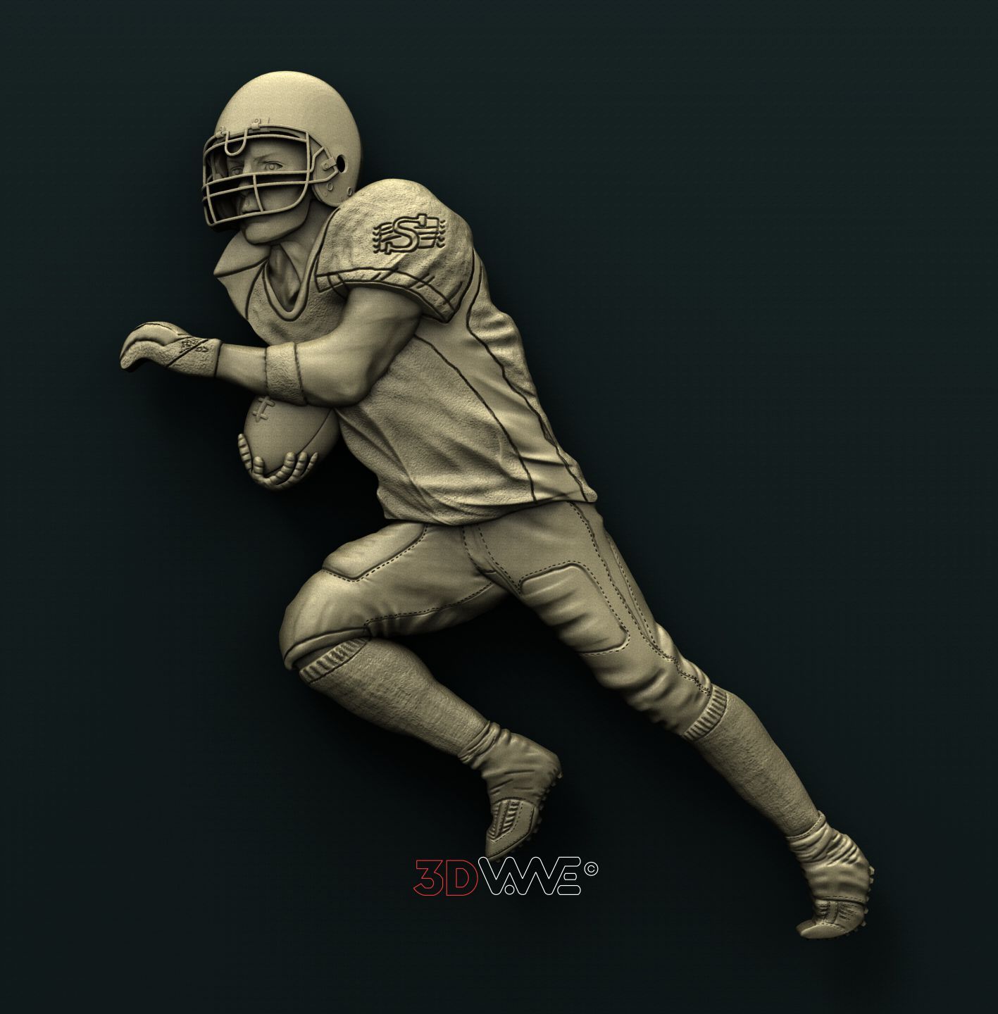 American Football Jersey - Buy Royalty Free 3D model by Sev