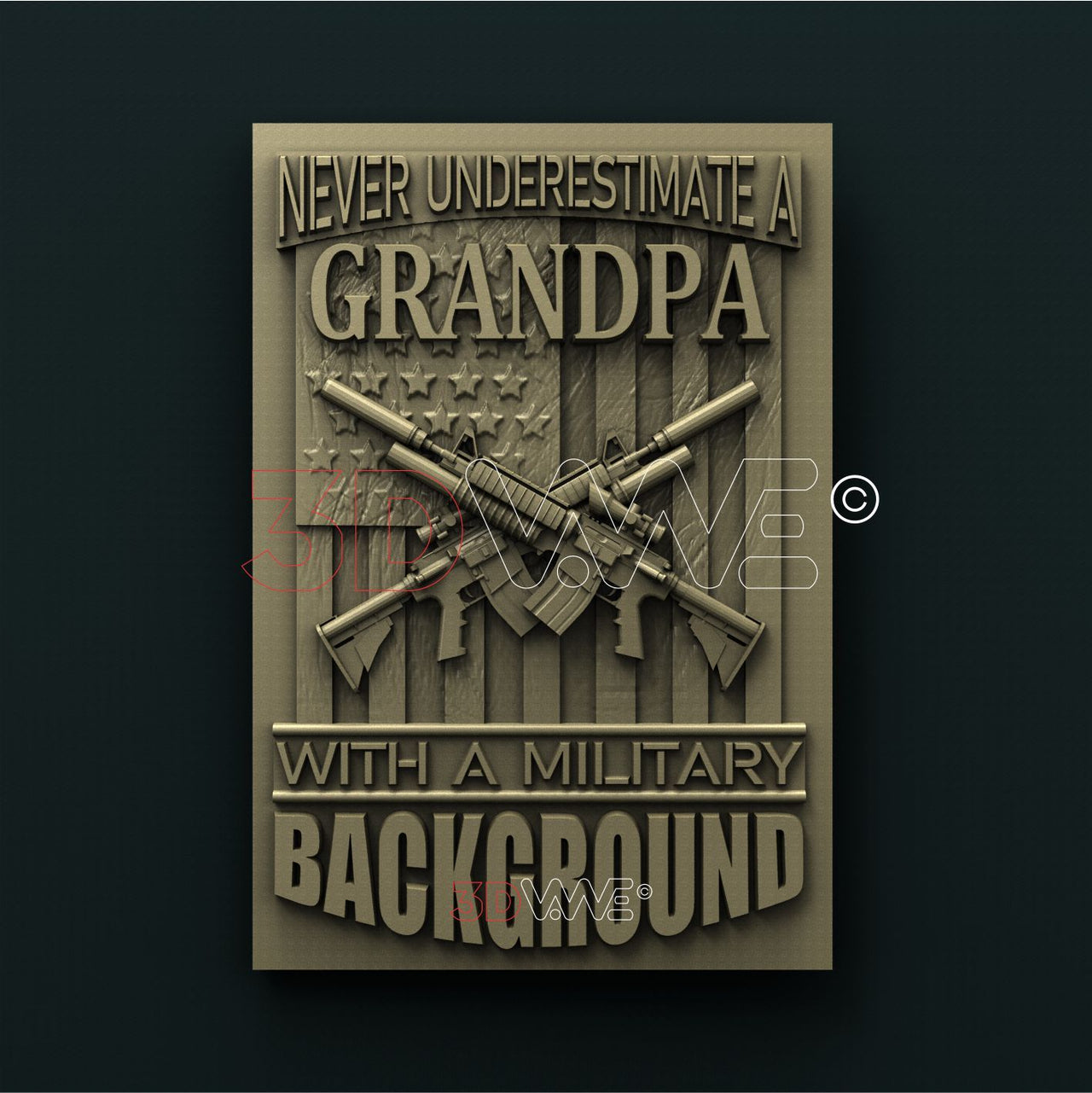 AMERICAN GRANDPA 3D STL 3DWave