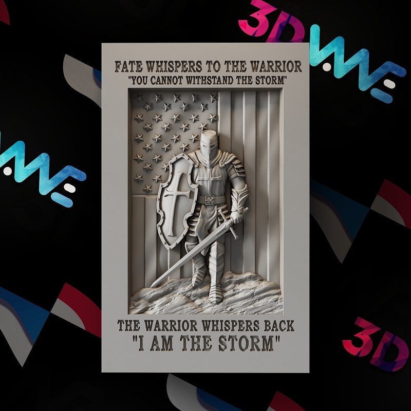 AMERICAN KNIGHT 3d stl - 3DWave.us