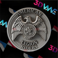 Thumbnail for AMERICAN LEGION RIDER 3d stl 3DWave.us