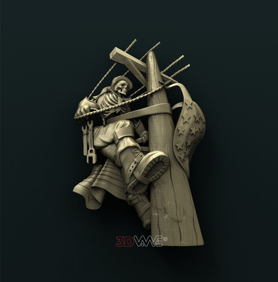 AMERICAN LINEMAN 3D STL 3DWave