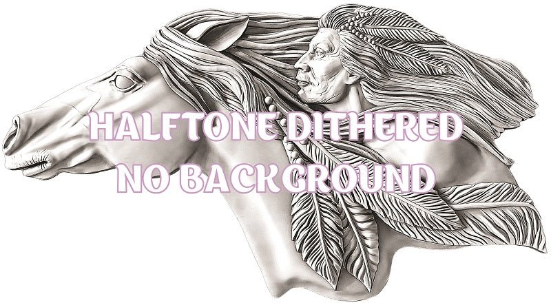 AMERICAN NATIVE 3d illusion & laser - ready file 3DWave.us