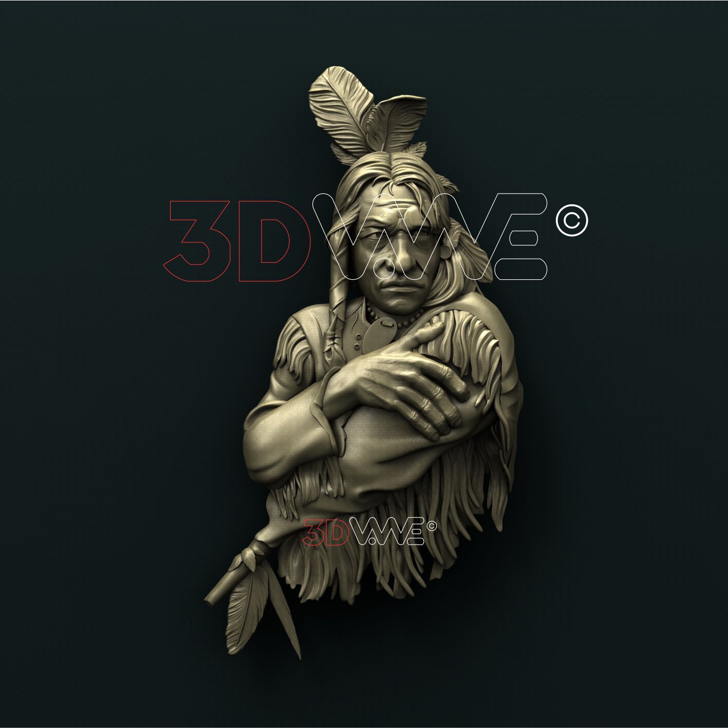 AMERICAN NATIVE 3d stl 3DWave