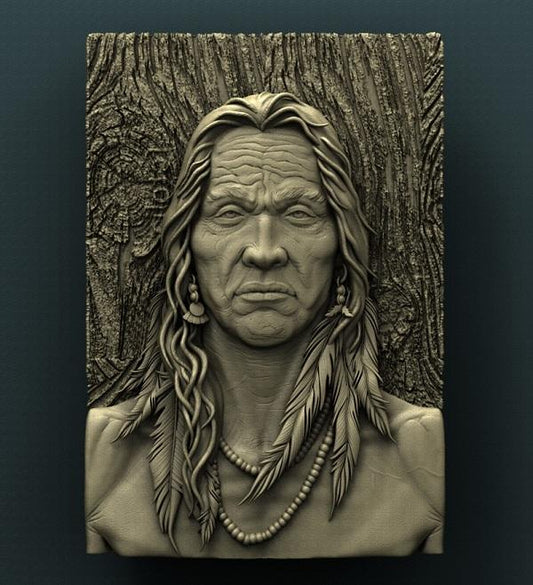 AMERICAN NATIVE 3D STL 3DWave