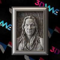 Thumbnail for American Native 3d stl - 3DWave.us