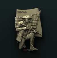 Thumbnail for AMERICAN PATRIOT 3D STL 3DWave