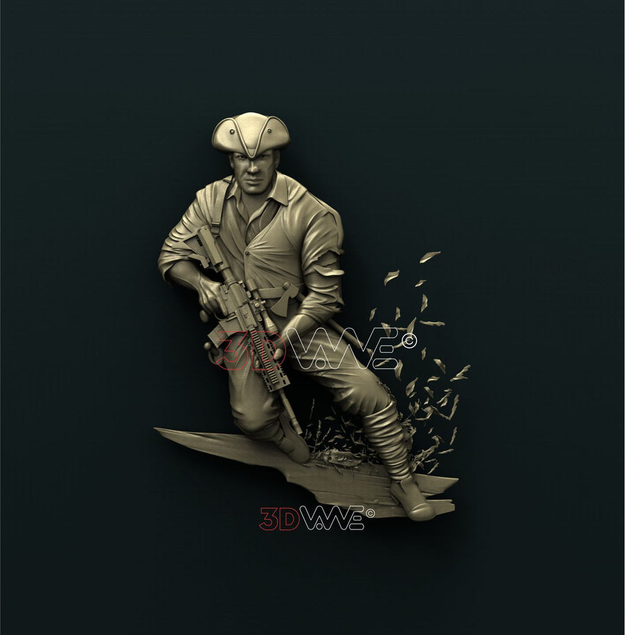 AMERICAN PATRIOT 3D STL 3DWave