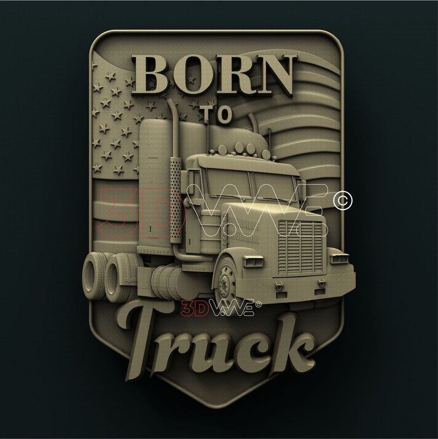 AMERICAN TRUCK 3D STL 3DWave