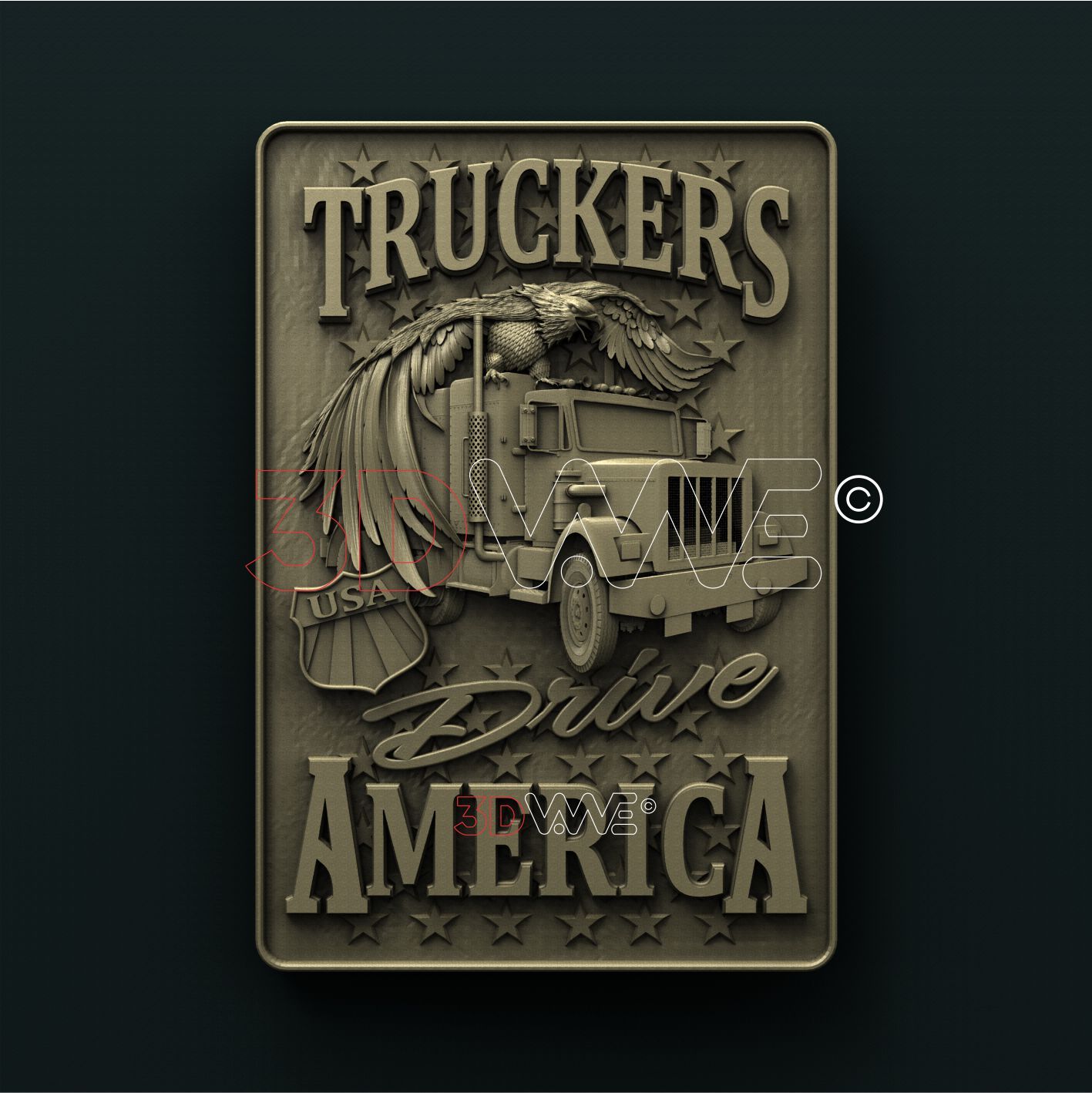 AMERICAN TRUCKERS 3D STL 3DWave
