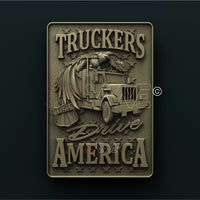 Thumbnail for AMERICAN TRUCKERS 3D STL 3DWave