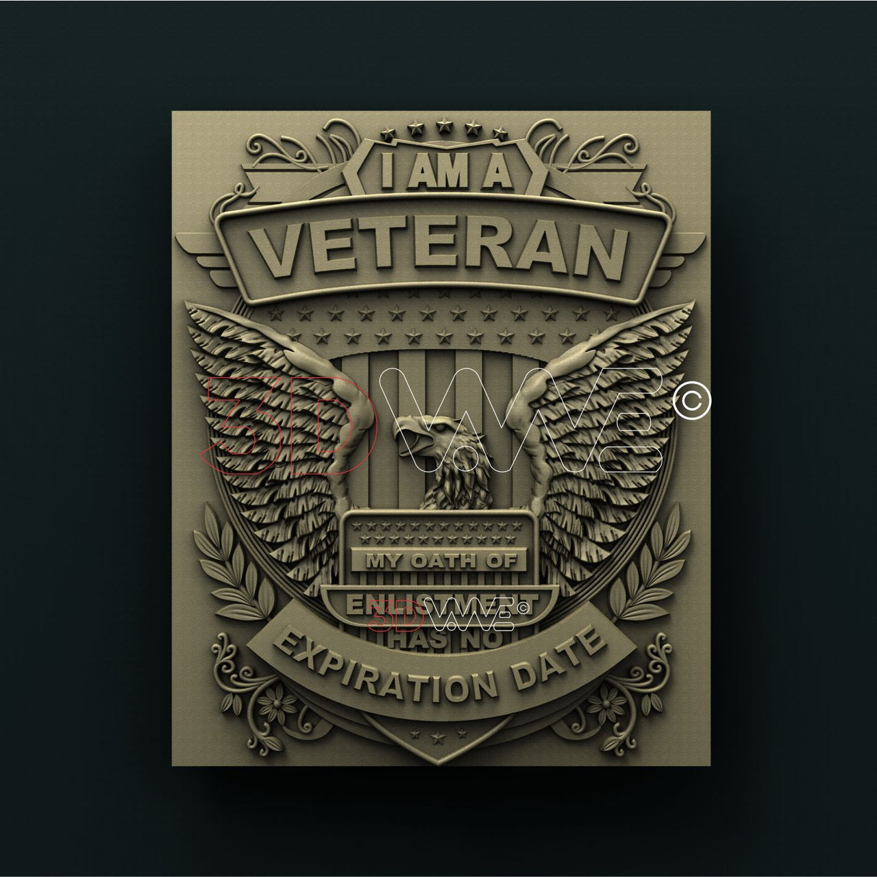 AMERICAN VETERAN 3D STL 3DWave