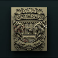 Thumbnail for AMERICAN VETERAN 3D STL 3DWave