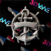 Thumbnail for ANCHOR WITH WHEEL & ROPE 3d stl 3DWave.us