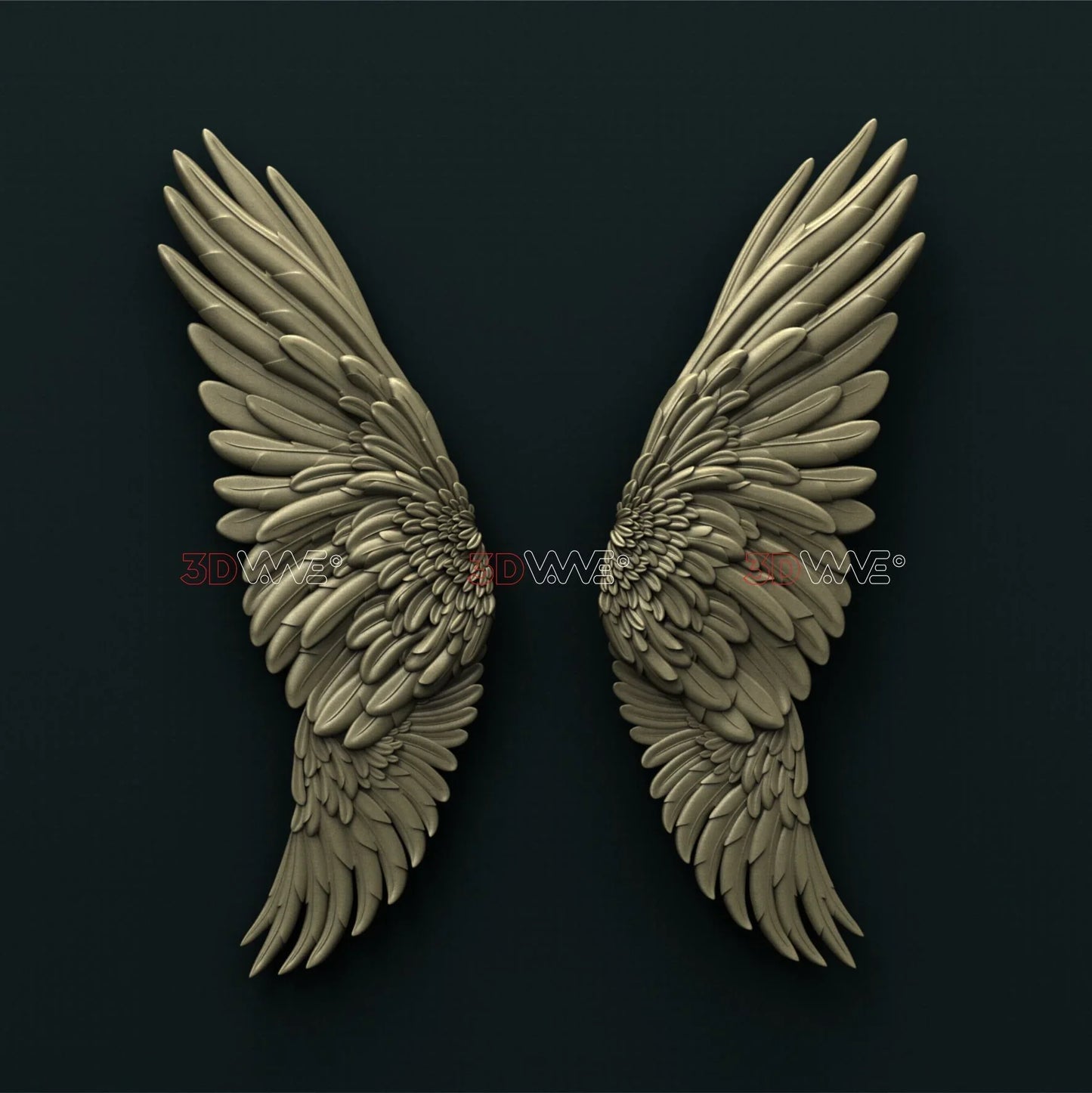 ANGEL WINGS 3D STL 3DWave