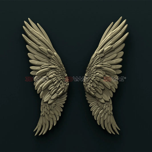 ANGEL WINGS 3D STL 3DWave