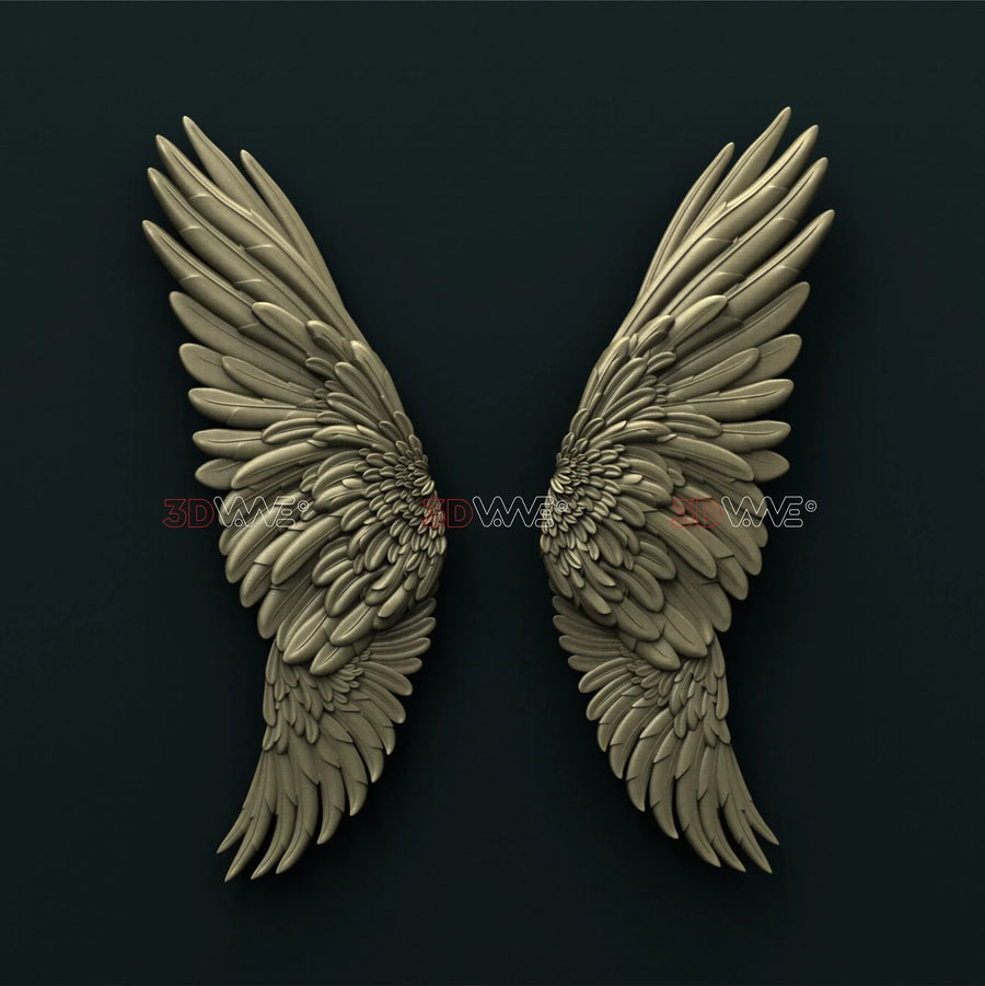 ANGEL WINGS 3D STL 3DWave