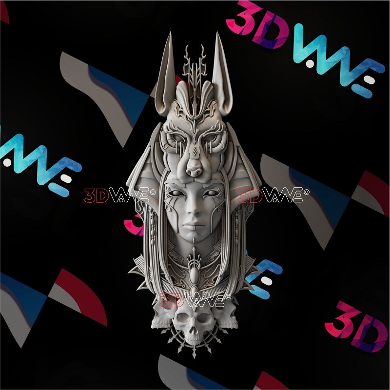 ANUBIS GIRL 3d stl 3DWave.us