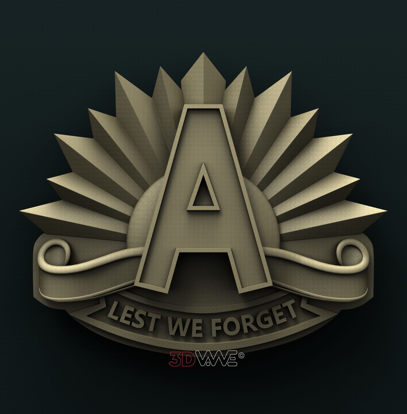 ANZAC 3D STL 3DWave