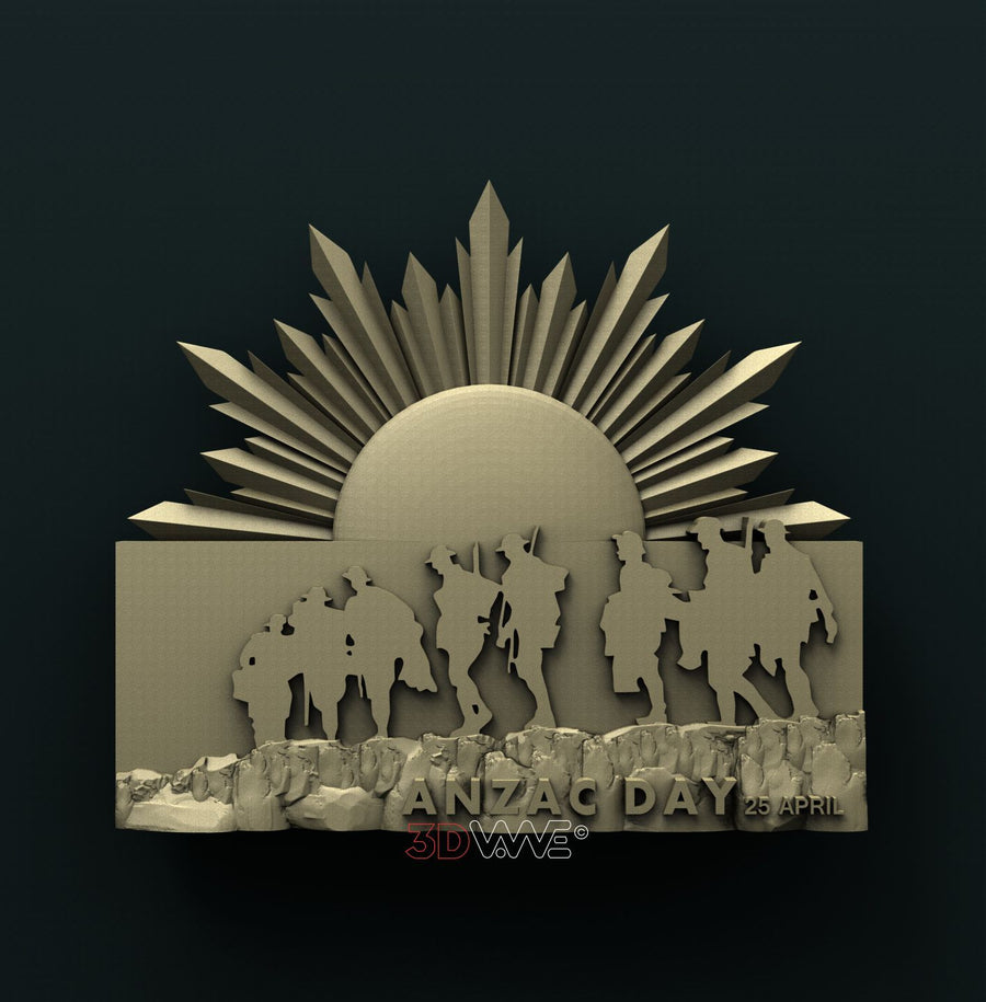 ANZAC DAY 3D STL 3DWave