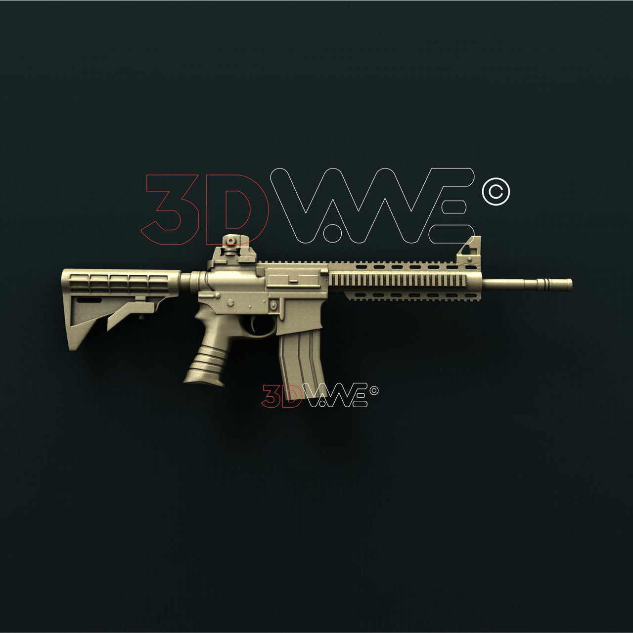 AR 15 3d stl 3DWave