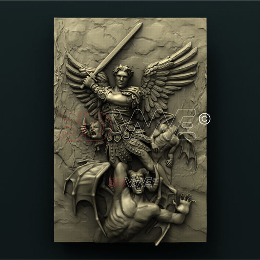 ARCHANGEL MICHAEL 3D STL 3DWave