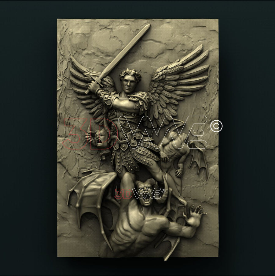 ARCHANGEL MICHAEL 3D STL 3DWave